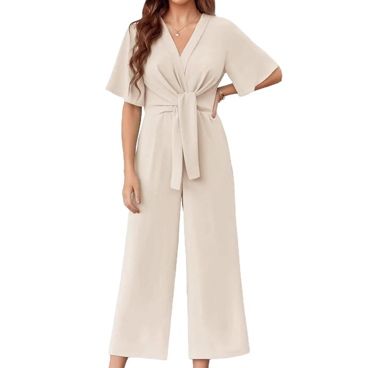 Damer jumpsuit med midjeknut och vida ben Mirla-Eva Jonsson