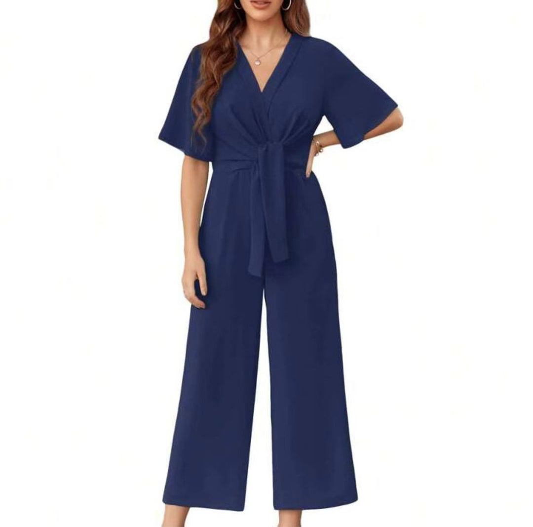 Damer jumpsuit med midjeknut och vida ben Mirla-Eva Jonsson