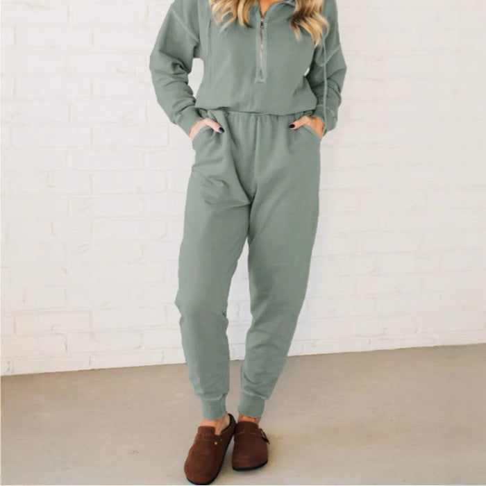 Damer jumpsuit med ståkrage och funktionella fickor Mirla-Eva Jonsson