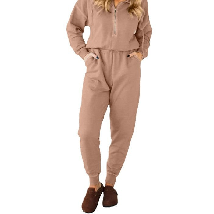 Damer jumpsuit med ståkrage och funktionella fickor Mirla-Eva Jonsson
