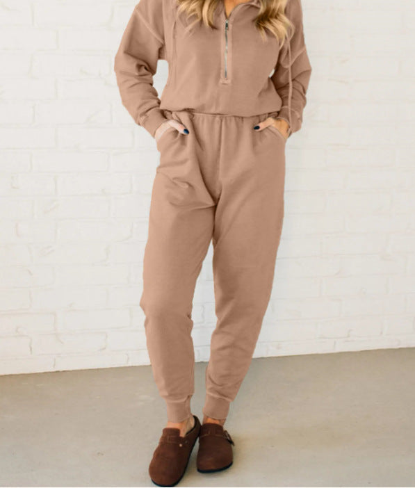 Damer jumpsuit med ståkrage och funktionella fickor Mirla-Eva Jonsson