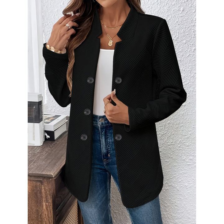 Damer klassisk blazer med strukturerad design och moderna knappr detaljer Mirla-Eva Jonsson