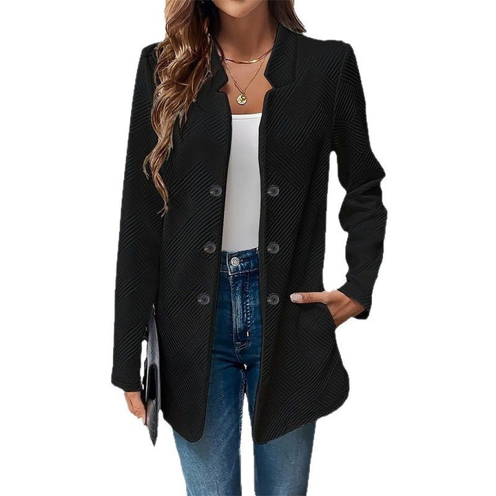 Damer klassisk blazer med strukturerad design och moderna knappr detaljer Mirla-Eva Jonsson