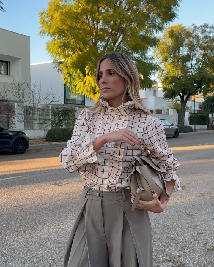 Damer klassisk rutblus Mirla-Eva Jonsson
