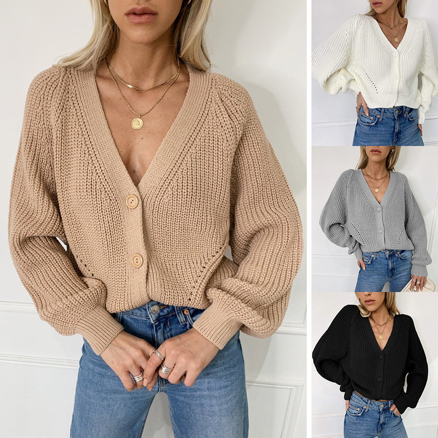 Damer kofta med oversized skärning och knapppdetaljer Mirla-Eva Jonsson