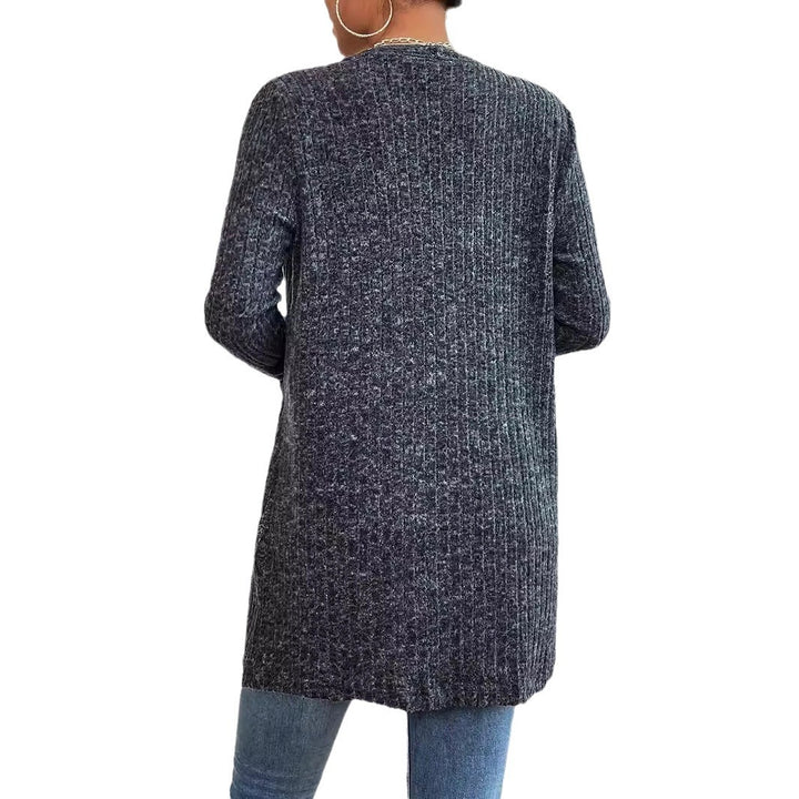 Damer kofta med strukturerad ribbdesign och praktiska fickor Eva Jonsson-Eva Jonsson