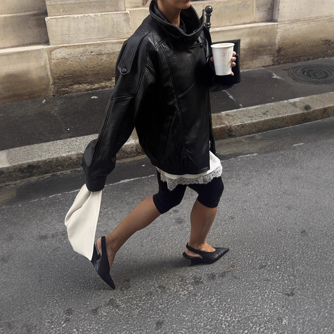 Damer konstläder blousonjacka Mirla-Eva Jonsson