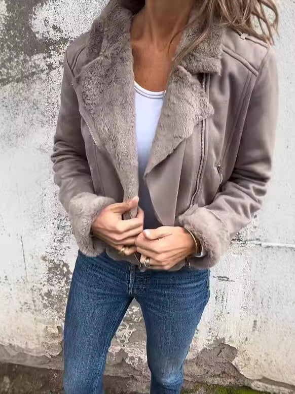 Damer konstläderjacka Mirla-Eva Jonsson