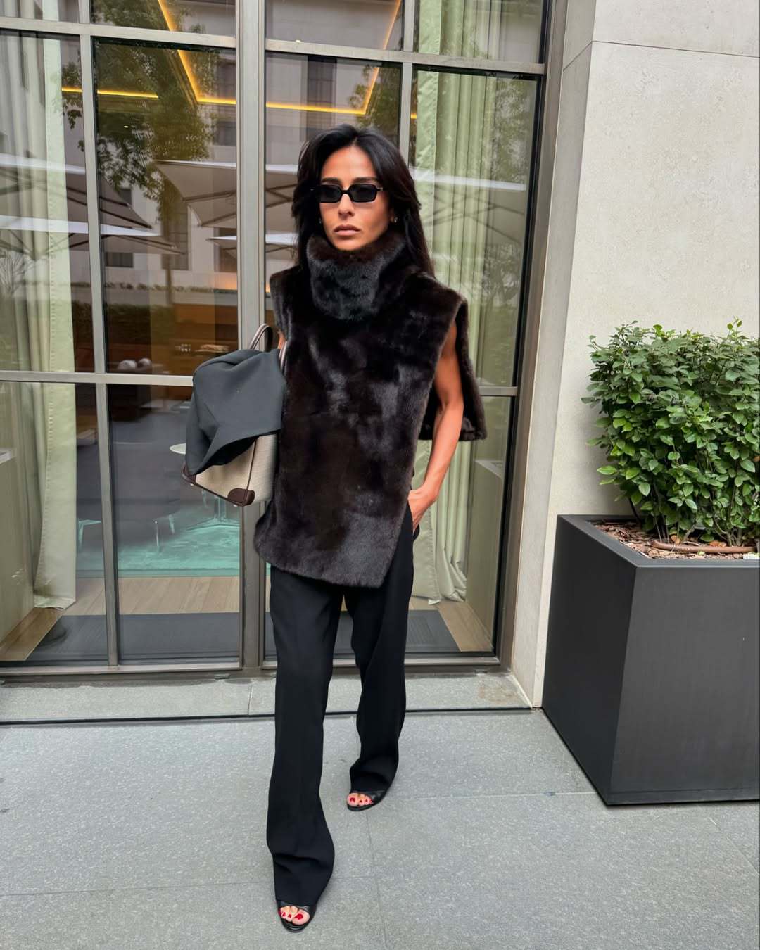 Damer konstpäls scarf Mirla-Eva Jonsson