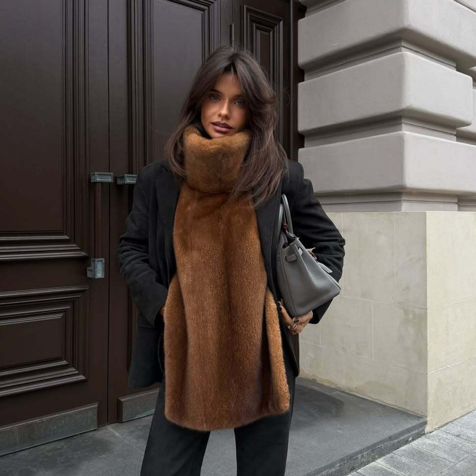 Damer konstpäls scarf Mirla-Eva Jonsson