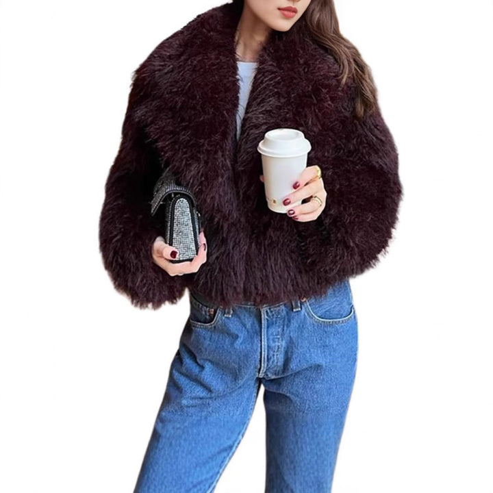 Damer konstpälsjacka i moderiktigt oversized-snitt Mirla-Eva Jonsson