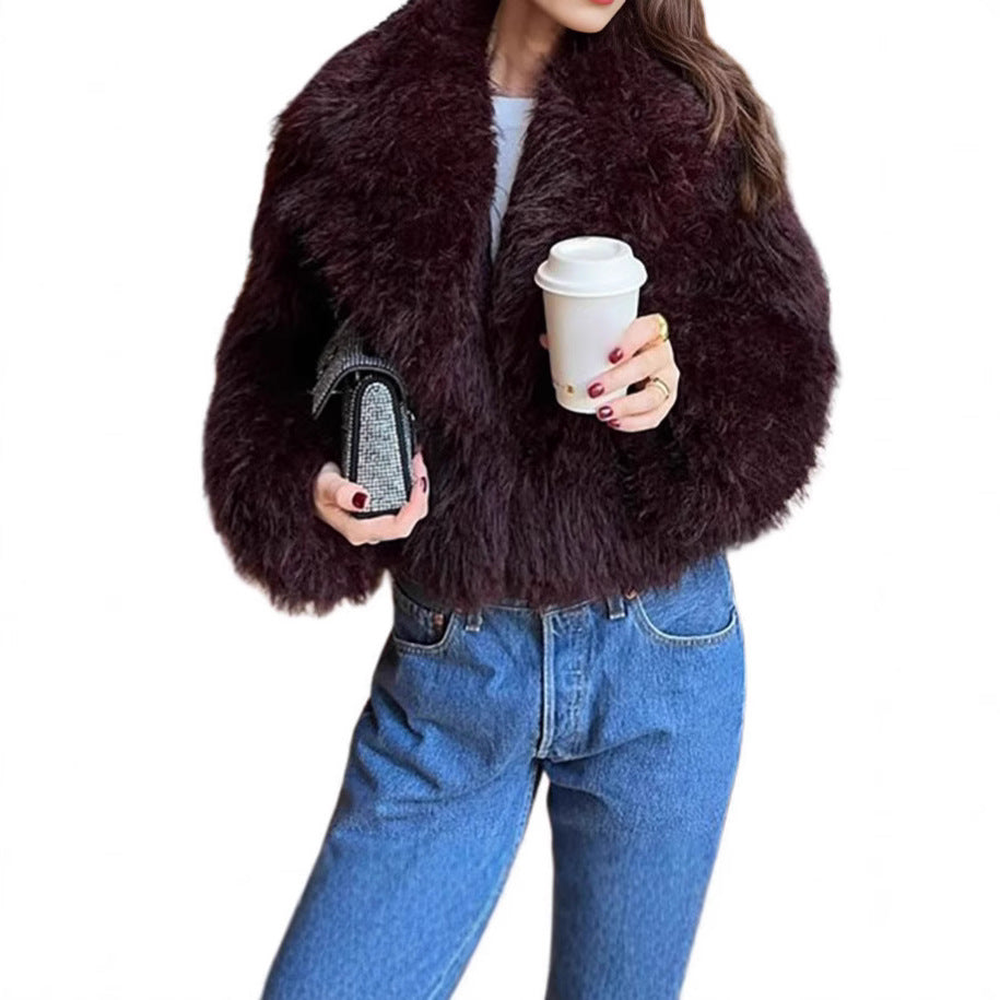 Damer konstpälsjacka i moderiktigt oversized-snitt Mirla-Eva Jonsson