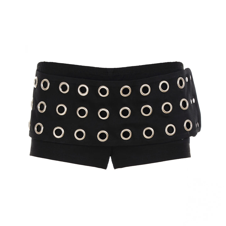 Damer korta shorts med dekorativt ögonsdesign Mirla-Eva Jonsson