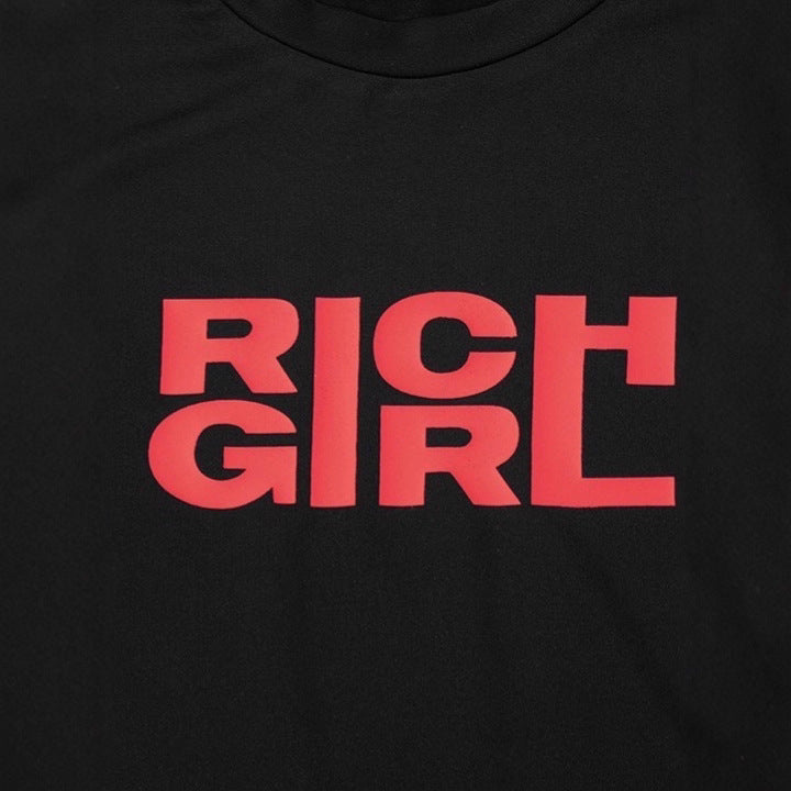 Damer kortärmad T-shirt med markant tryck Mirla-Eva Jonsson
