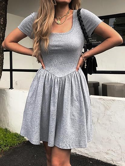 Damer kortärmad klänning Mirla-Eva Jonsson
