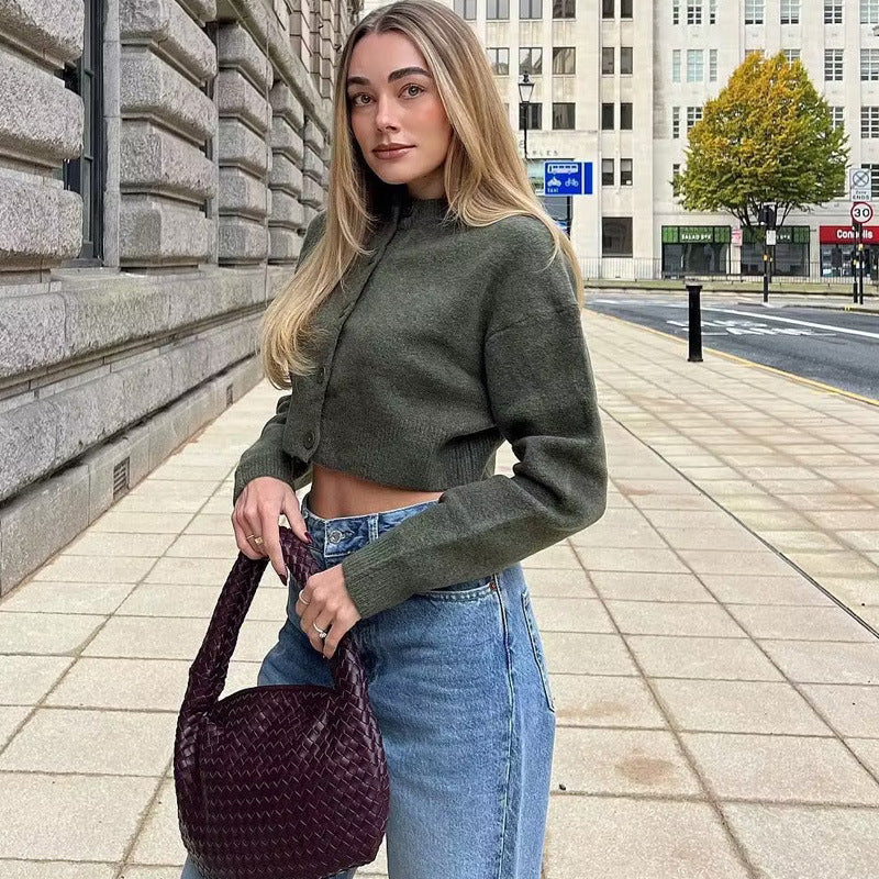 Damer korttröja med knapppåfyllt design Mirla-Eva Jonsson