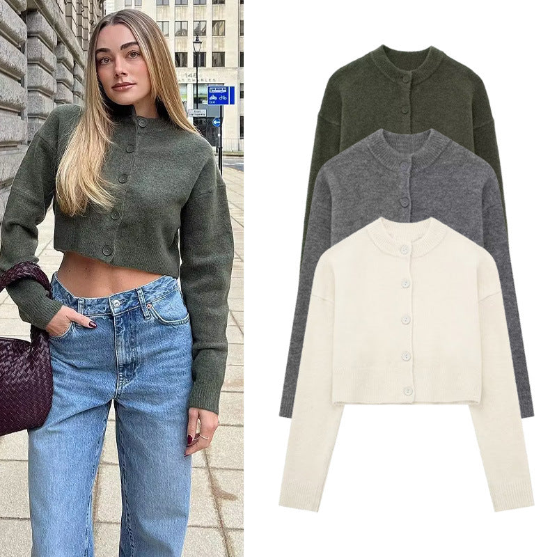 Damer korttröja med knapppåfyllt design Mirla-Eva Jonsson