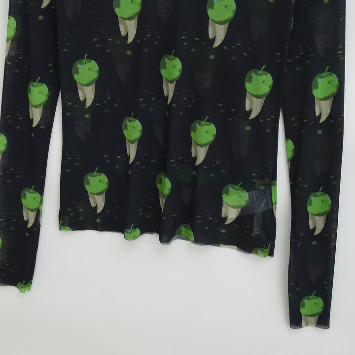 Damer långärmad T-shirt med grafisk tryck Mirla-Eva Jonsson