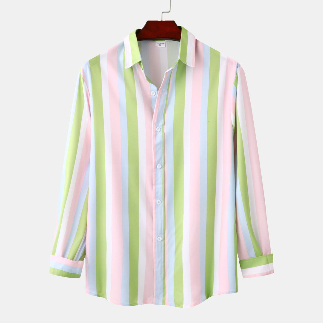 Damer långärmad blus med fräsch randig look och modern skärning Mirla-Eva Jonsson