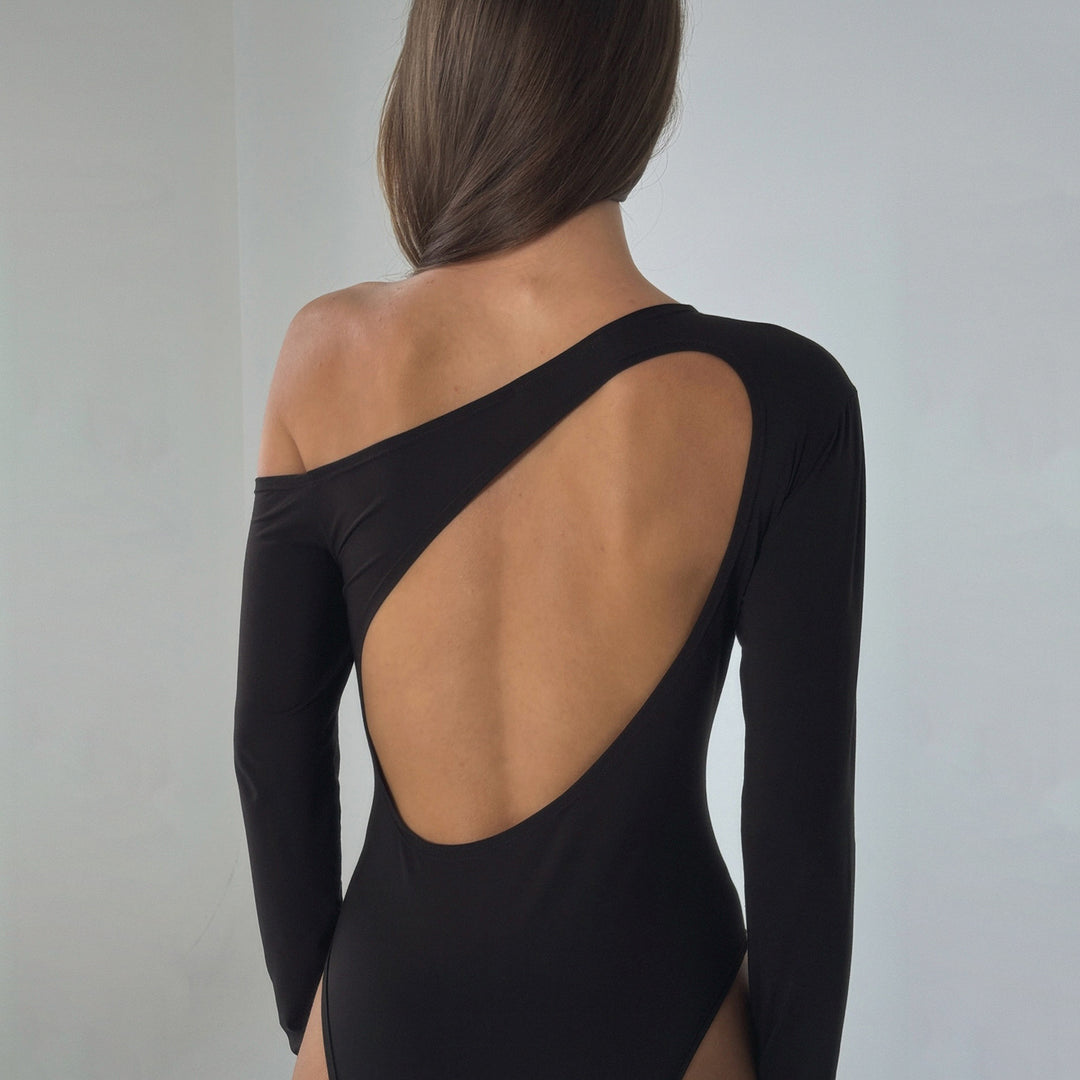 Damer långärmad bodysuit med elegant off-shoulder-design Mirla-Eva Jonsson