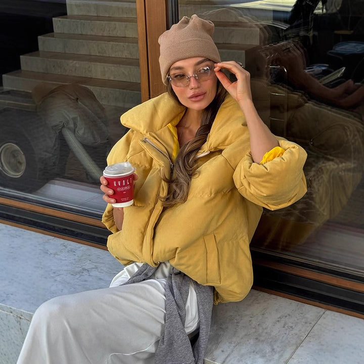 Damer lätt oversized quiltad jacka Mirla-Eva Jonsson
