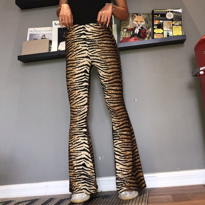 Damer leggings i spännande djurmönster Mirla-Eva Jonsson
