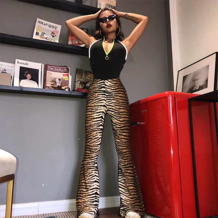 Damer leggings i spännande djurmönster Mirla-Eva Jonsson