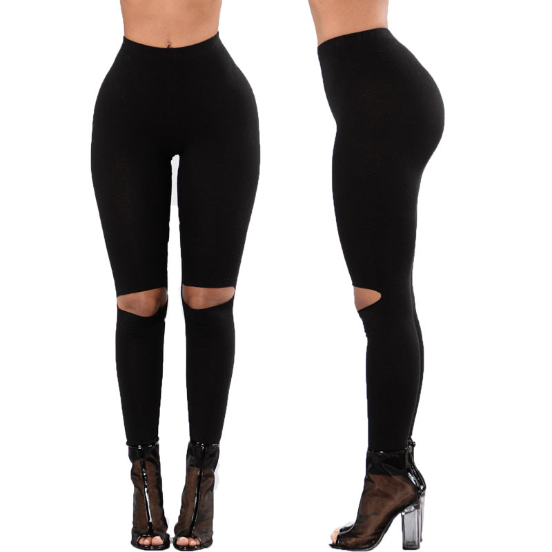 Damer leggings med fashionabla cut-out-detaljer Mirla-Eva Jonsson