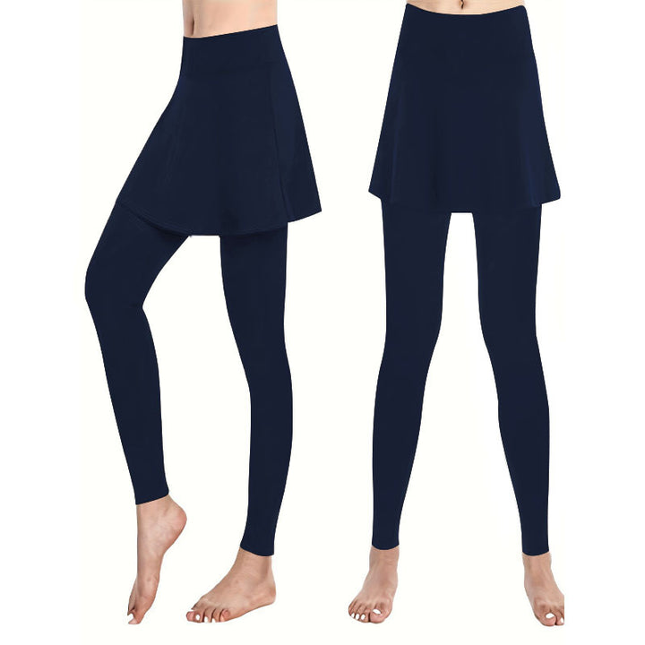 Damer leggings med kjolliknande inslag och hög midja Eva Jonsson-Eva Jonsson