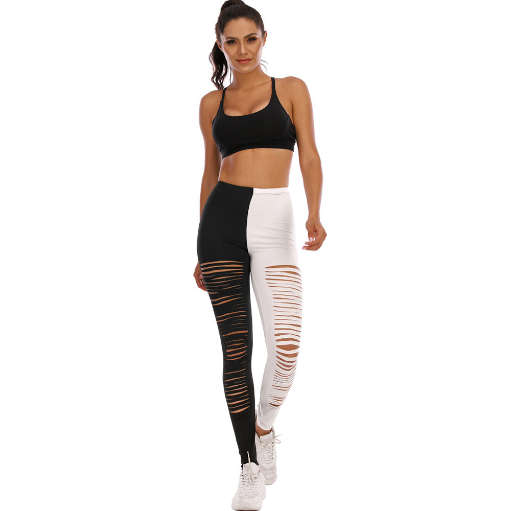 Damer leggings med modernt rivdesig Mirla-Eva Jonsson