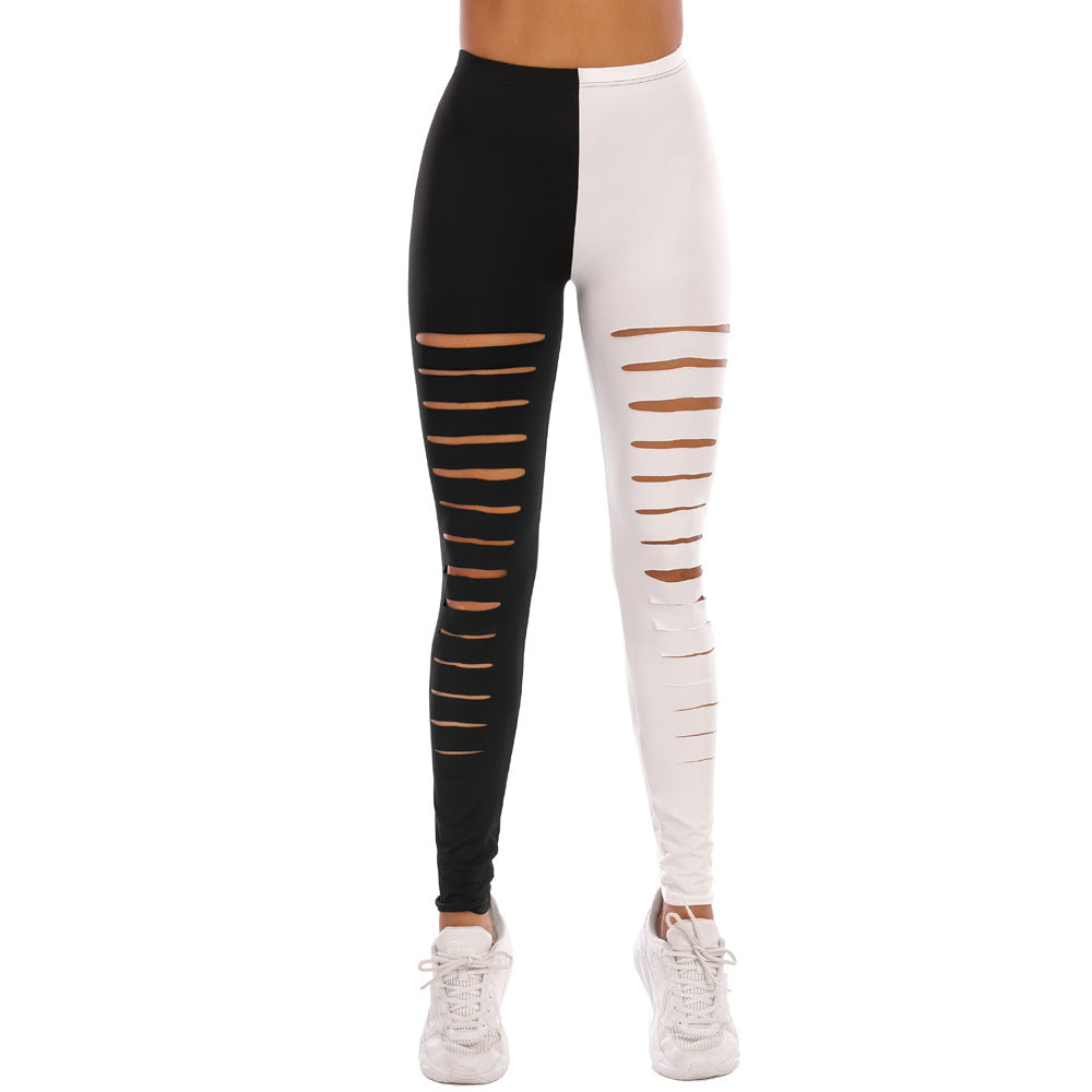 Damer leggings med modernt rivdesig Mirla-Eva Jonsson