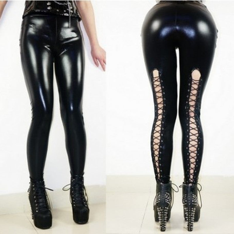 Damer leggings med sexiga snördetaljer Mirla-Eva Jonsson
