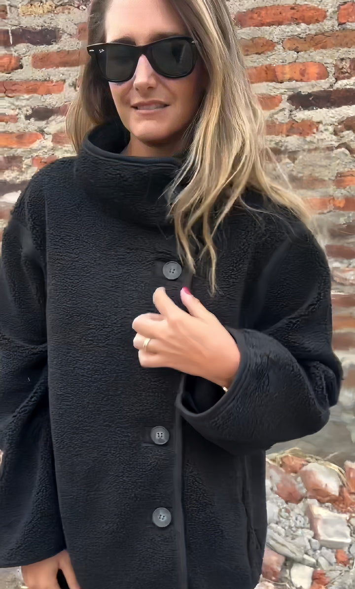 Damer lös fleecejacka Eva Jonsson-Eva Jonsson