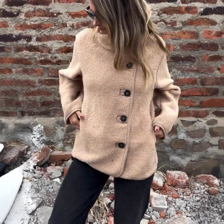 Damer lös fleecejacka Eva Jonsson-Eva Jonsson