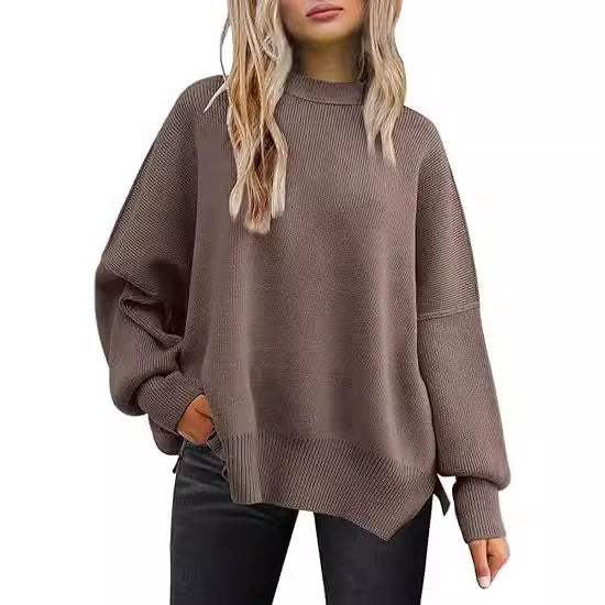 Damer lös stickad tröja Mirla-Eva Jonsson