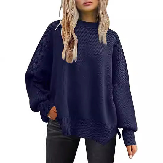 Damer lös stickad tröja Mirla-Eva Jonsson