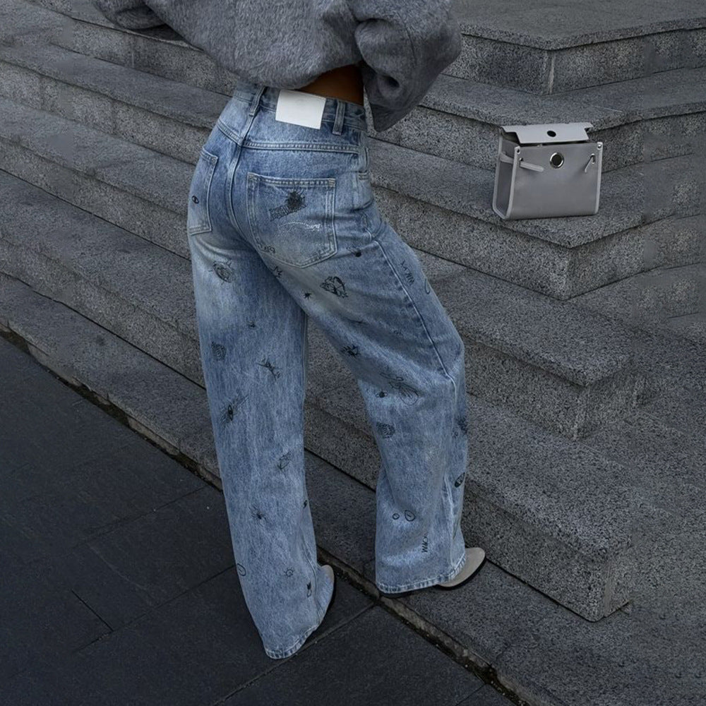Damer lösa jeans Mirla-Eva Jonsson