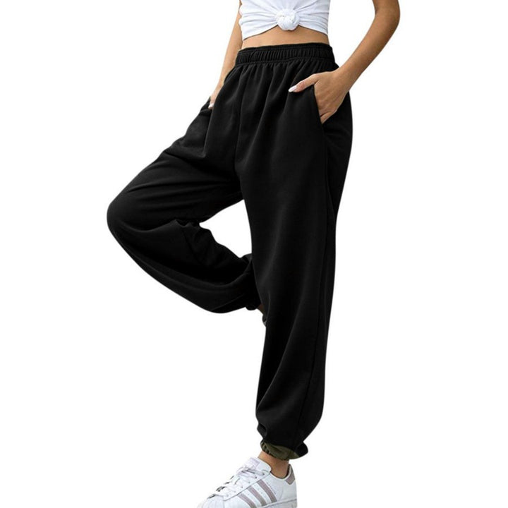 Damer lösa sweatpants med elastisk midja och sidfickor Mirla-Eva Jonsson