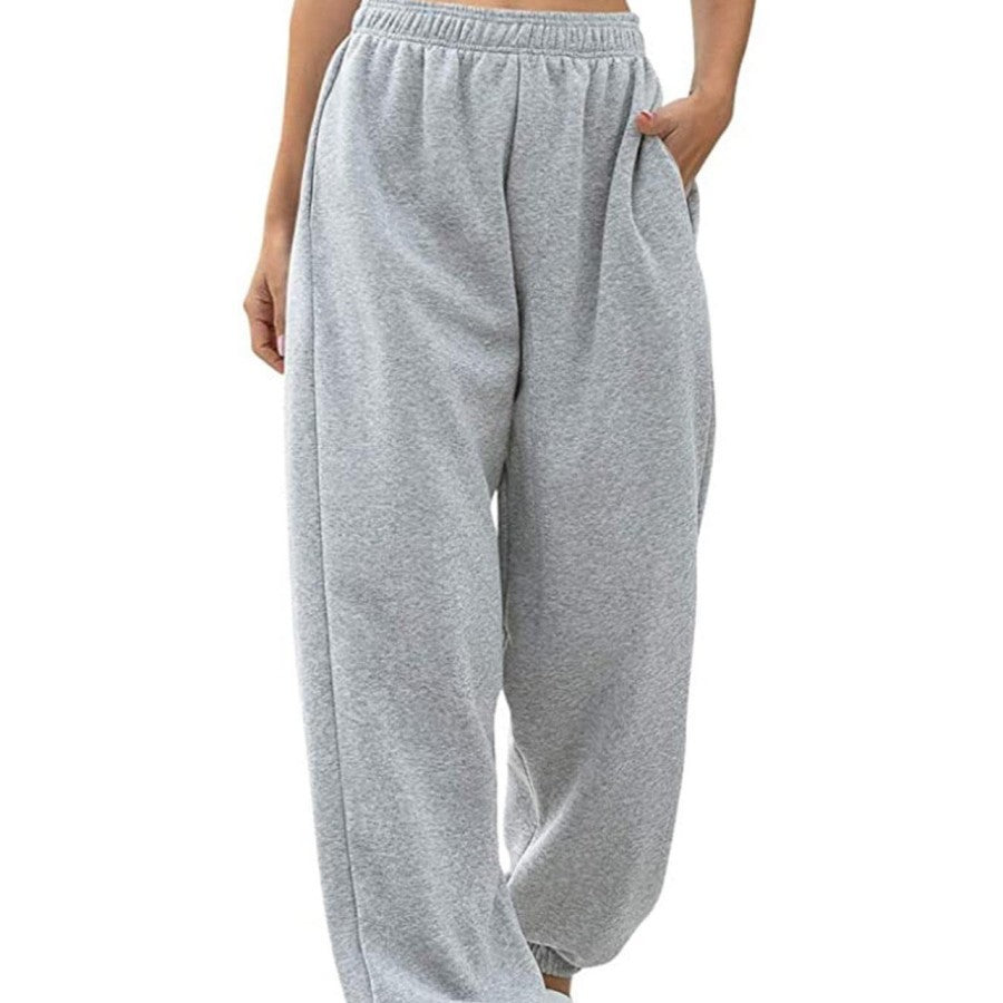 Damer lösa sweatpants med elastisk midja och sidfickor Mirla-Eva Jonsson