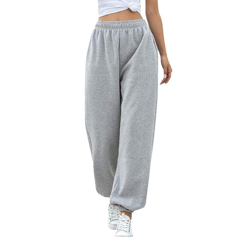 Damer lösa sweatpants med elastisk midja och sidfickor Mirla-Eva Jonsson