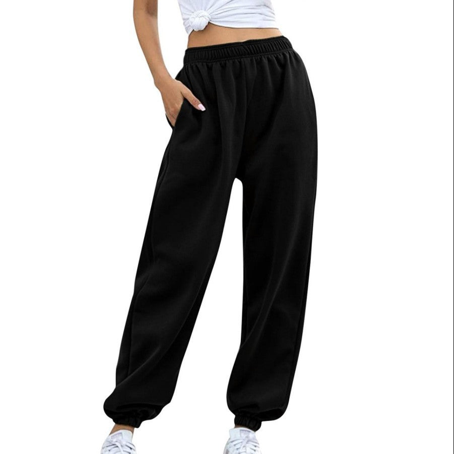 Damer lösa sweatpants med elastisk midja och sidfickor Mirla-Eva Jonsson