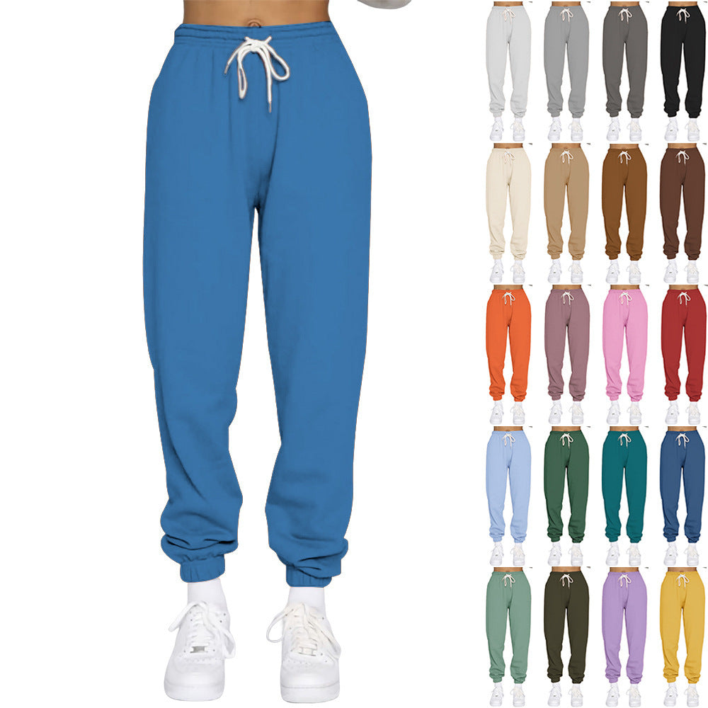 Damer lösa sweatpants med hög midja och dragsko Mirla-Eva Jonsson