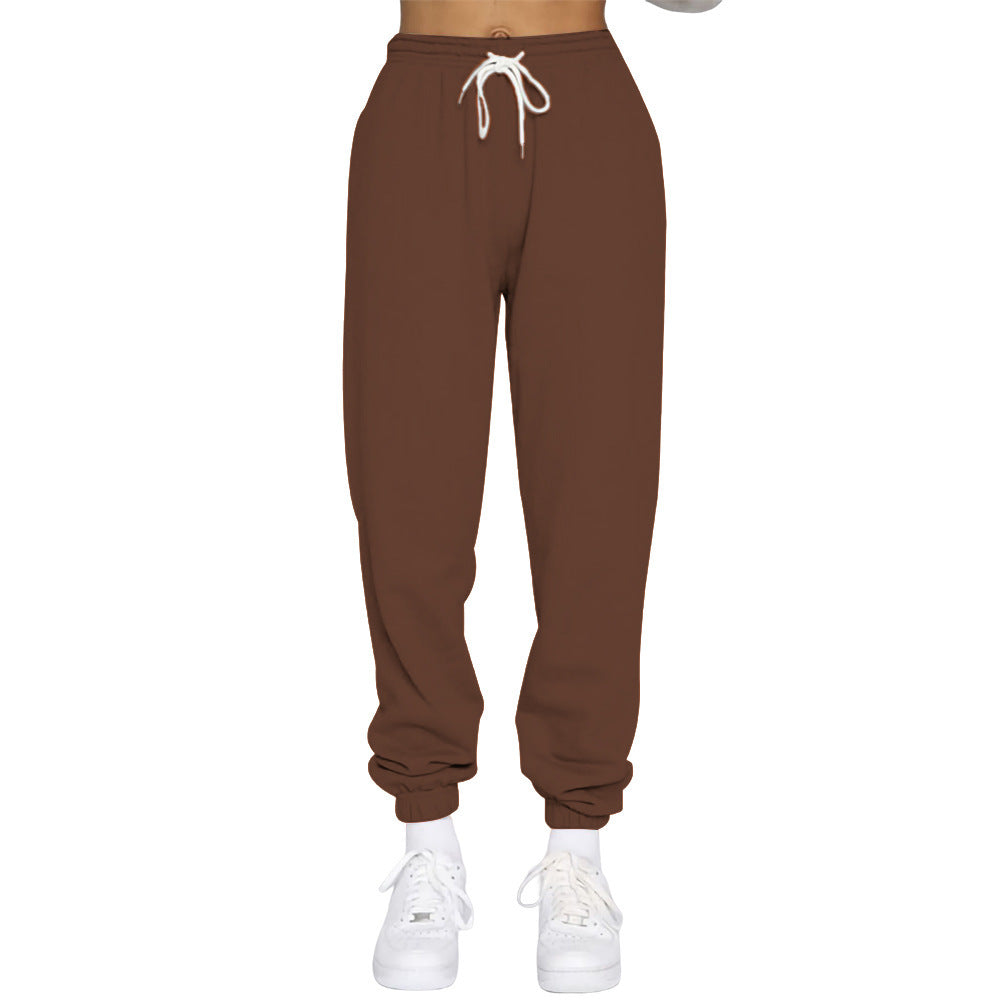 Damer lösa sweatpants med hög midja och dragsko Mirla-Eva Jonsson
