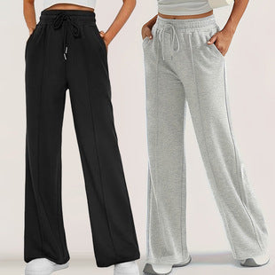 Damer lösa sweatpants med sidofickor och elastisk midja Mirla-Eva Jonsson