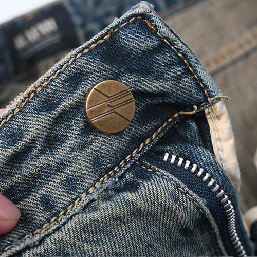 Damer löst skurna jeans med en unik vintage-look Mirla-Eva Jonsson