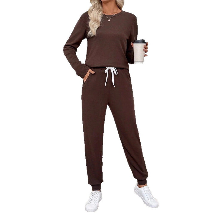 Damer loungewear-set i bekväma bomullsmaterial med lös passform Mirla-Eva Jonsson