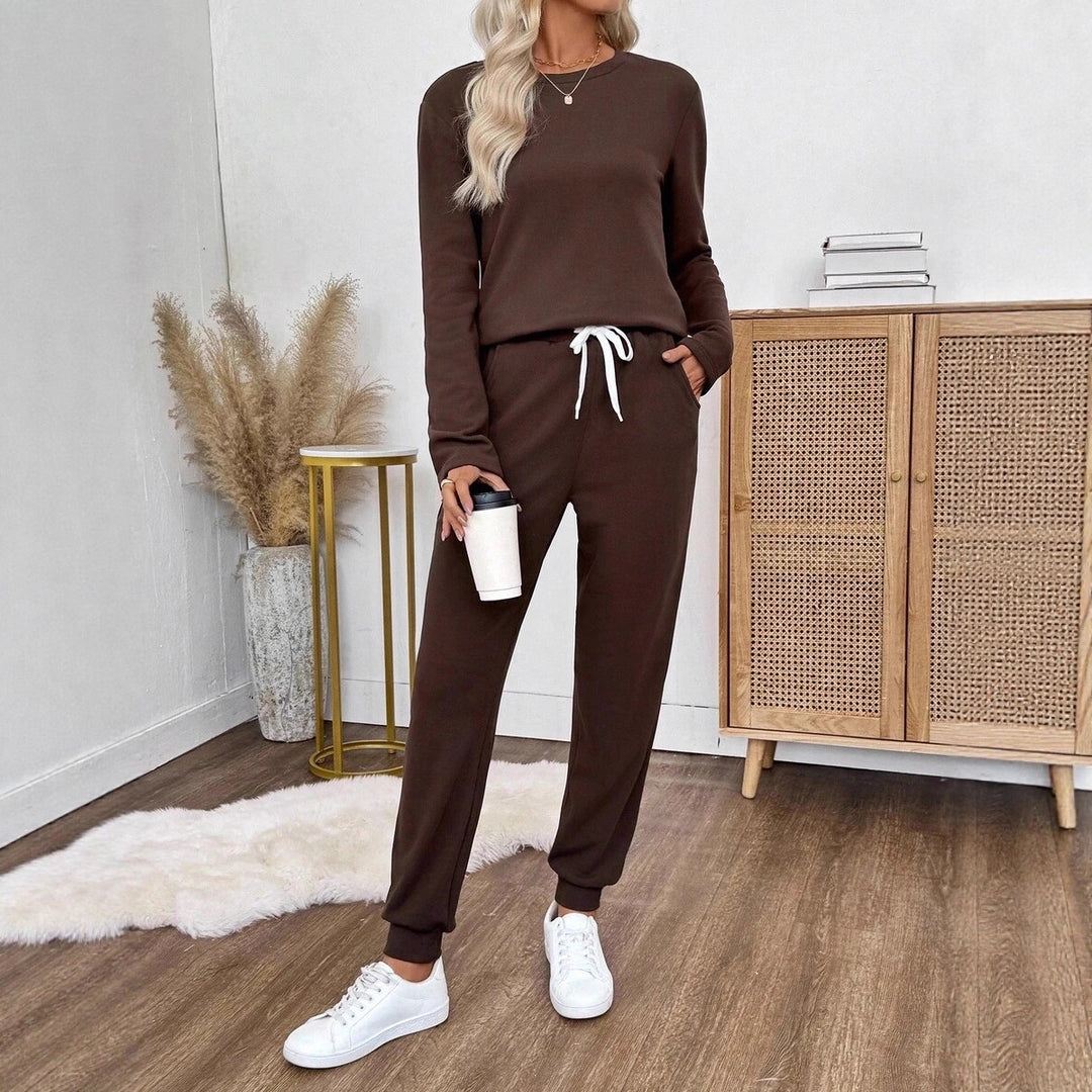 Damer loungewear-set i bekväma bomullsmaterial med lös passform Mirla-Eva Jonsson