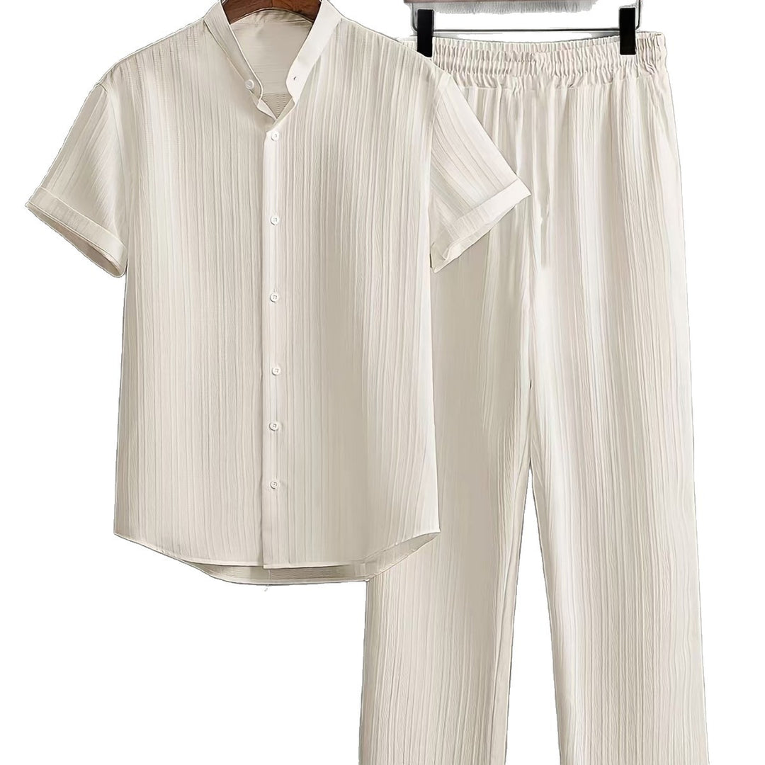 Damer luftig plisserad pyjamas-set Mirla-Eva Jonsson
