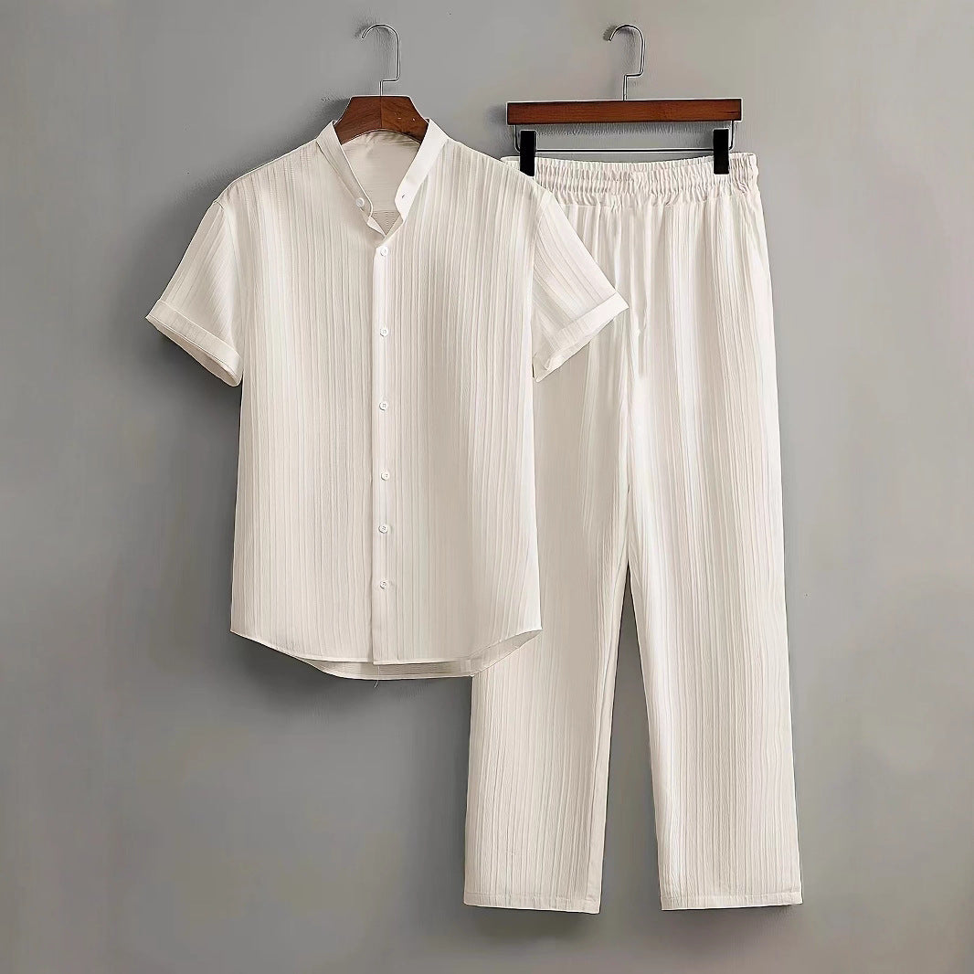 Damer luftig plisserad pyjamas-set Mirla-Eva Jonsson