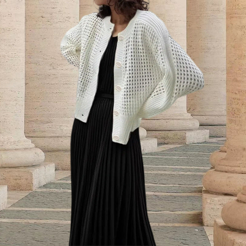 Damer luftig stickad cardigan Eva Jonsson-Eva Jonsson